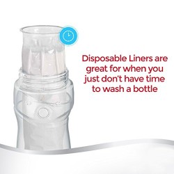 اكياس الرضاعات الشفافة 300مل بلايتكس 50 حبة Playtex Baby Drop-Ins Liners For Playtex Baby Nurser Bottles 8oz 50 Count